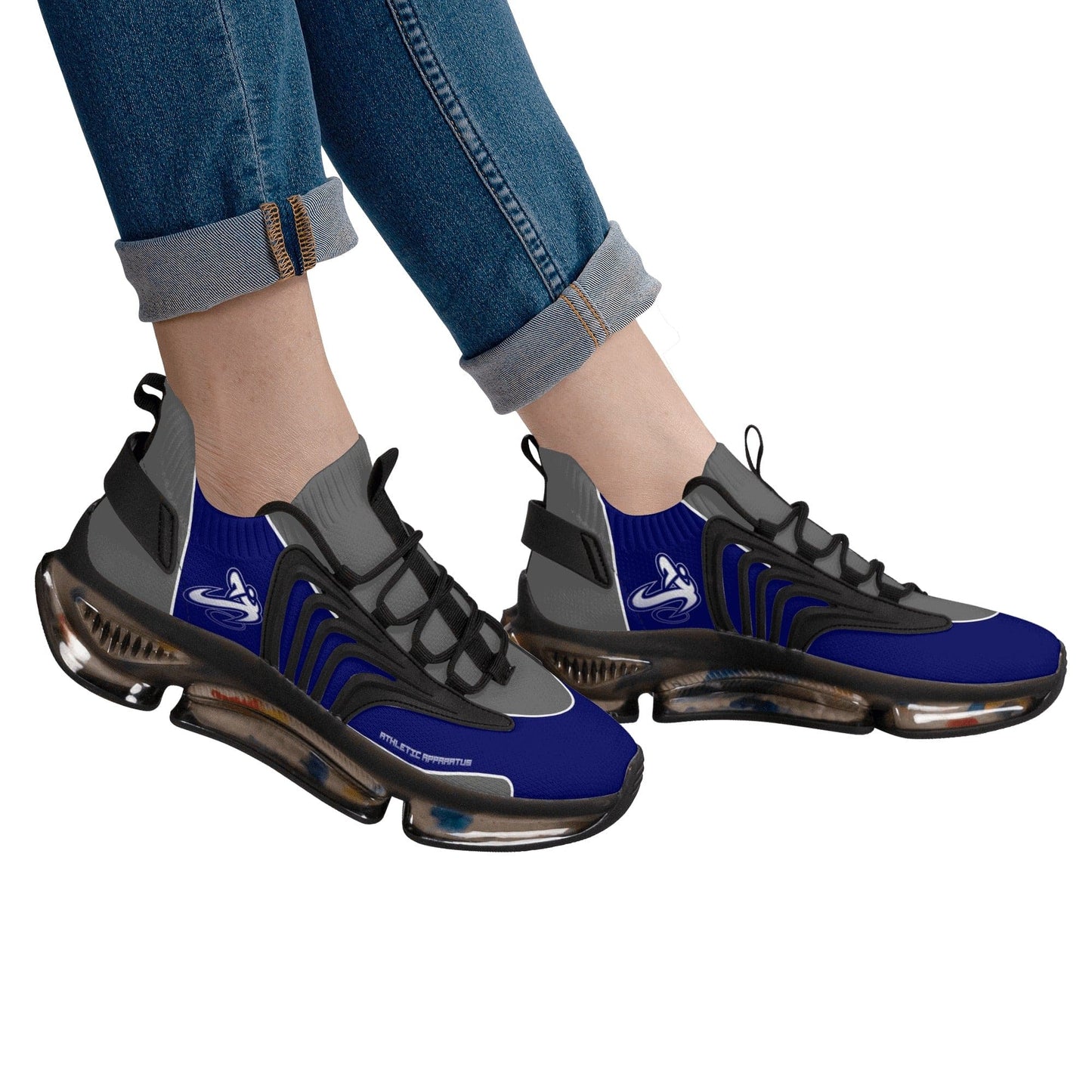 
                  
                    Athletic Apparatus Dark Navy BS2 Womens Air Heel React Sneakers
                  
                