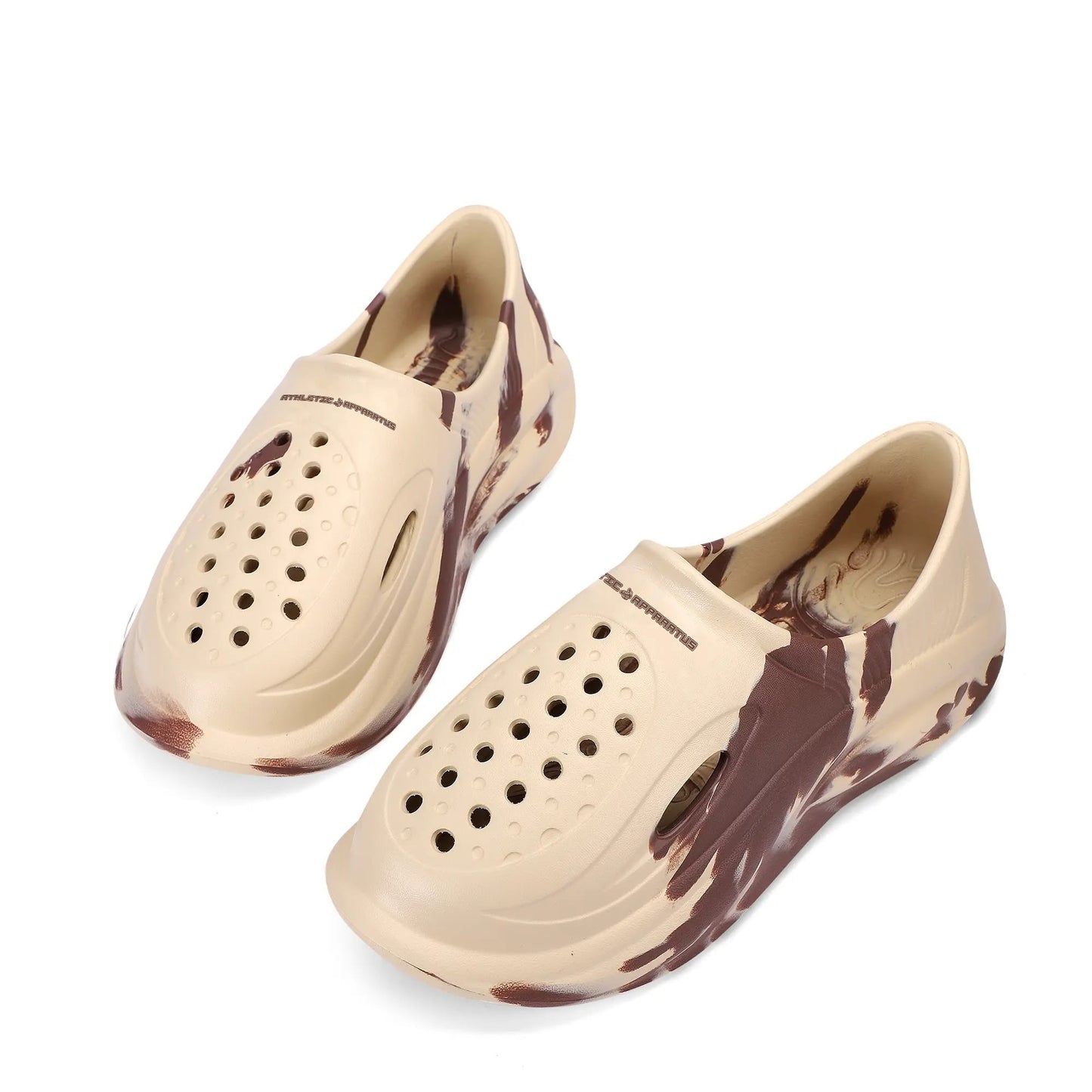 AA Brown Mens Comfy EVA Beach Crocs Sandals