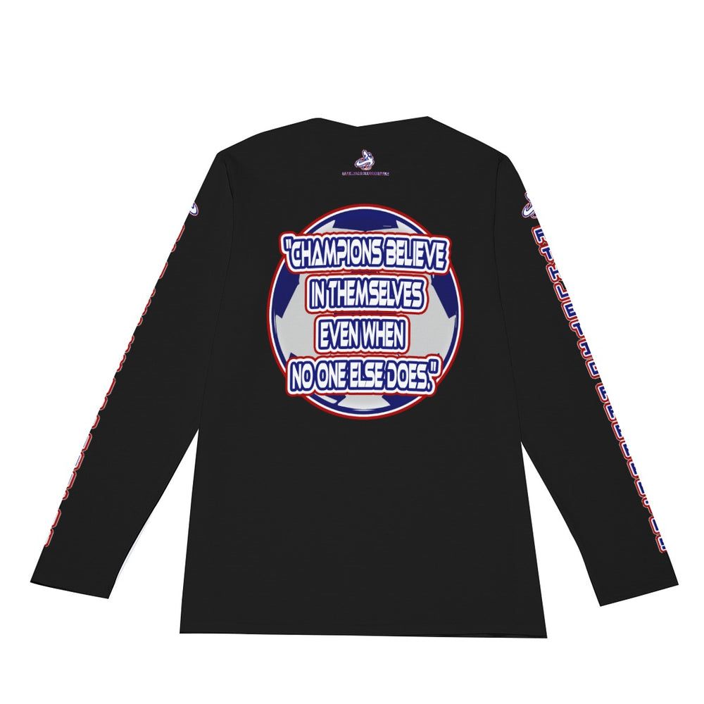 
                      
                        A.A. Black RWBL Long Sleeve Soccer Champions Believe
                      
                    