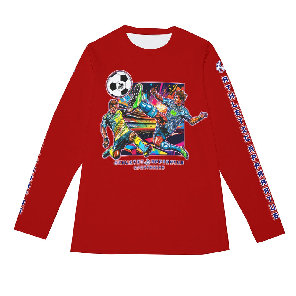 
                      
                        A.A. Red RWBL Long Sleeve Soccer Champions Believe
                      
                    