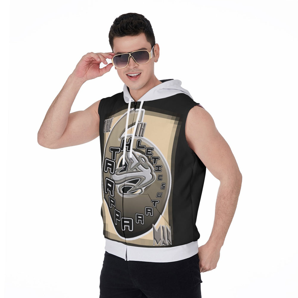 
                      
                        plot Blk All-Over Print Men's Zipper-Up Sleeveless Hoodie
                      
                    