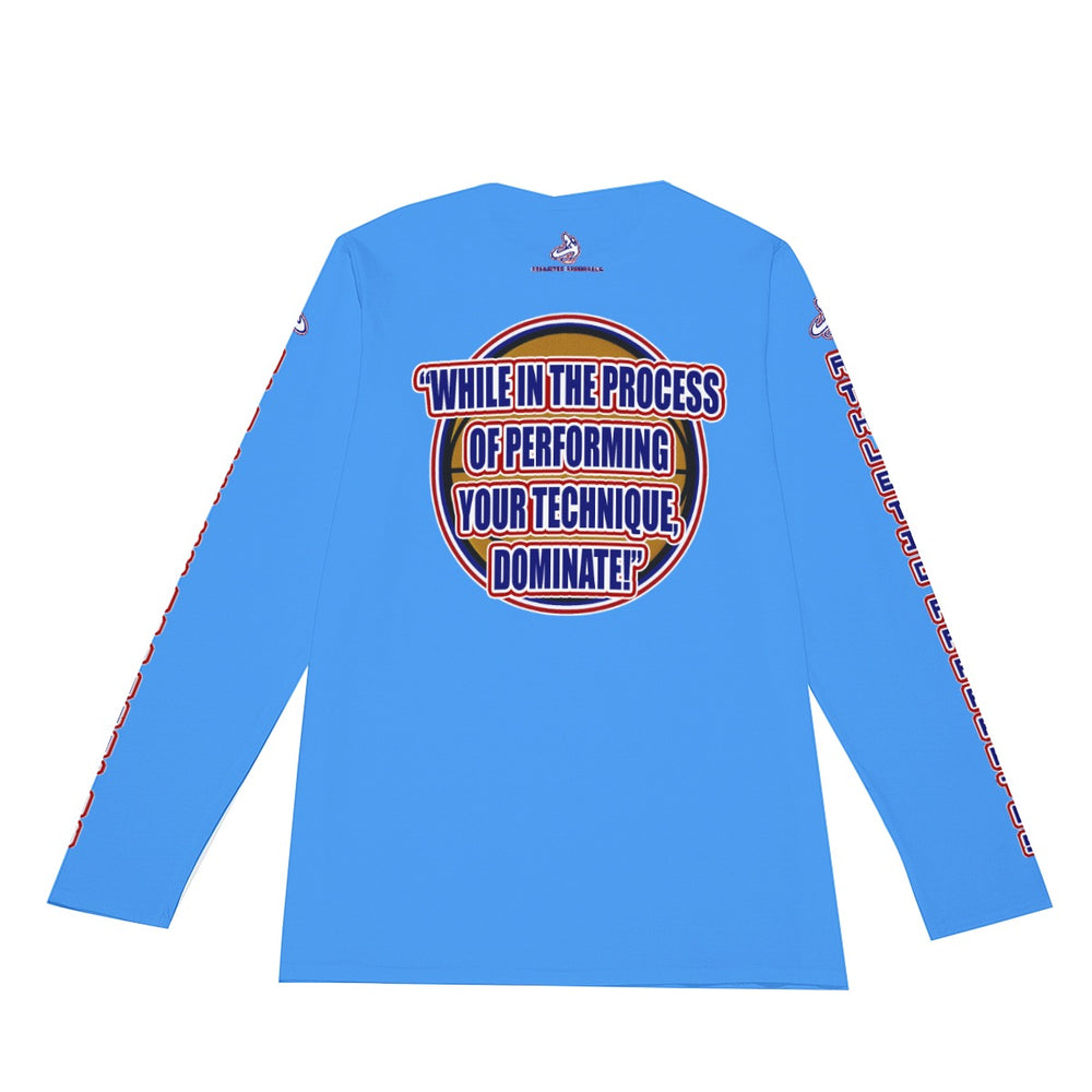 
                      
                        A.A. Sky Blue RWBL Long Sleeve Basketball Technique Dominate
                      
                    