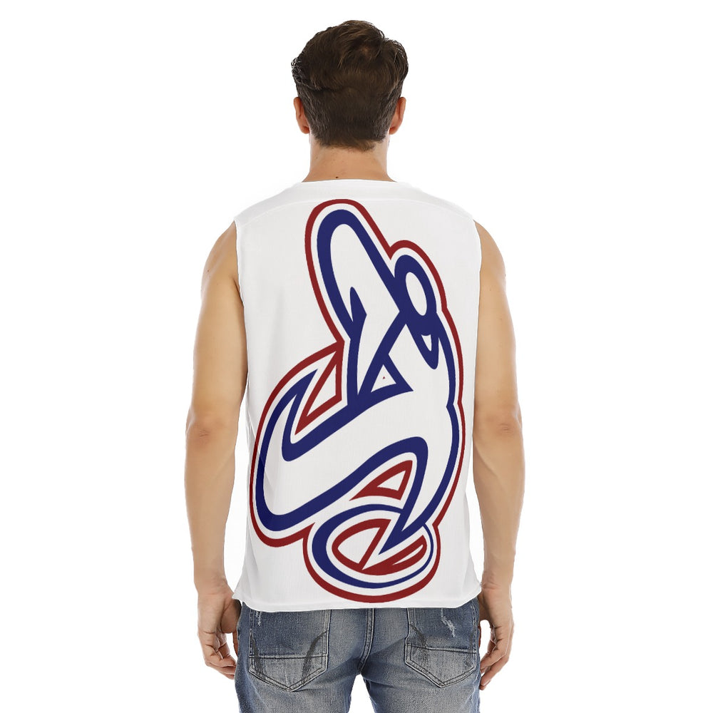 
                      
                        Usa White Print Men's O-neck Tank Top
                      
                    