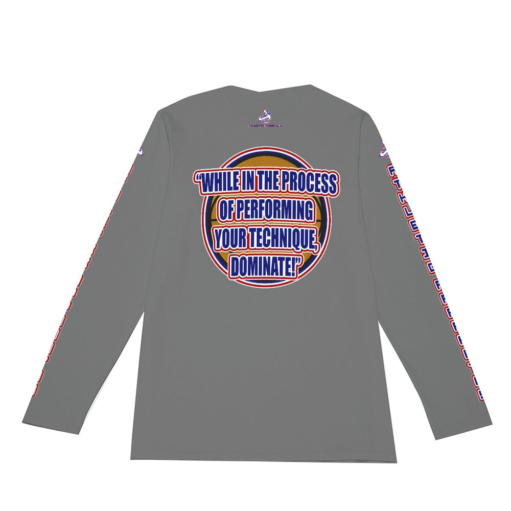 
                      
                        A.A. Grey RWBL Long Sleeve Basketball Technique Dominate
                      
                    