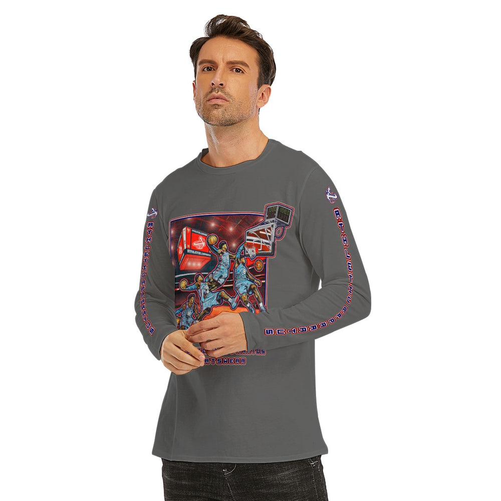 
                      
                        A.A. Grey RWBL Long Sleeve Basketball Technique Dominate
                      
                    