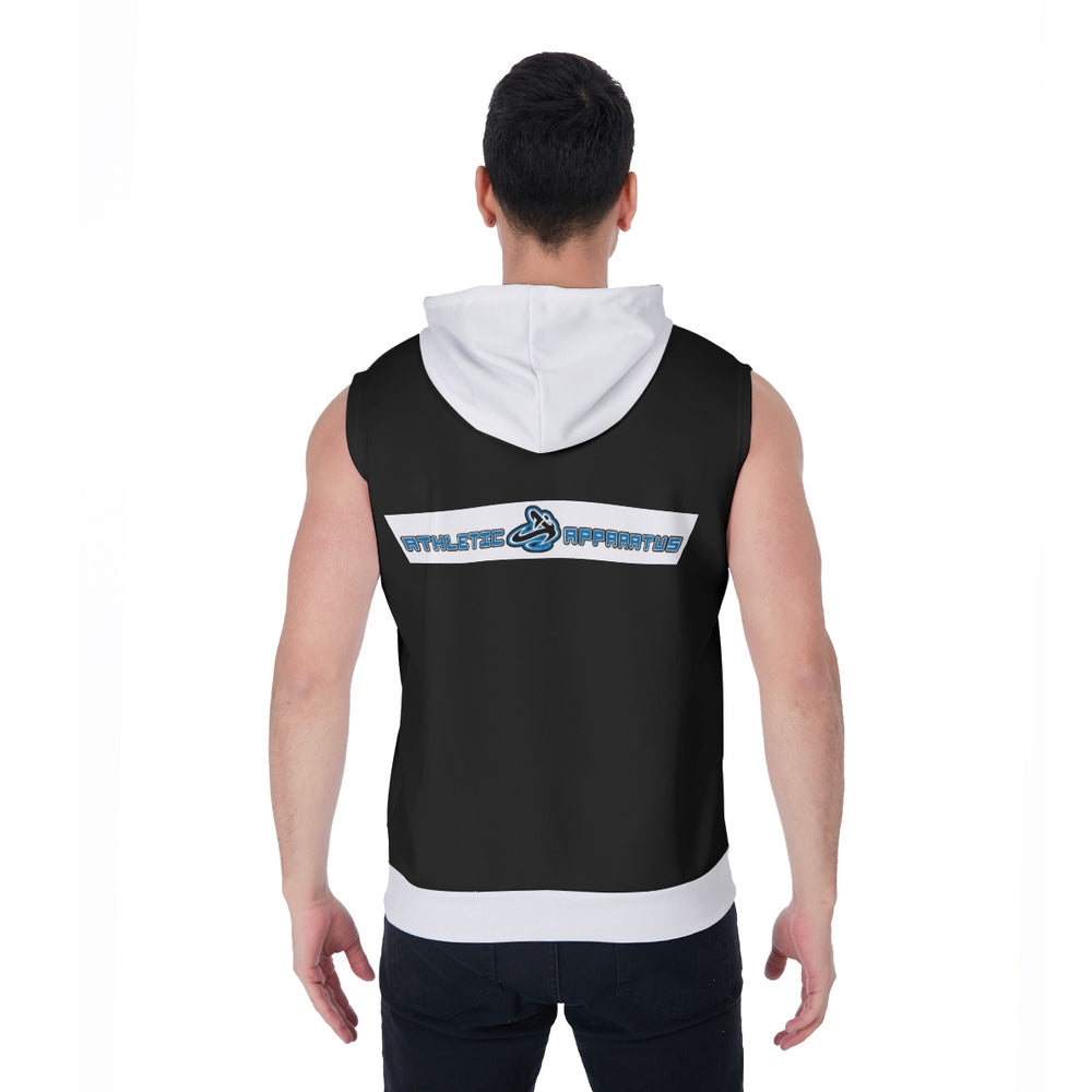 
                      
                        All-Over Print Men's Zipper-Up Sleeveless Hoodie
                      
                    