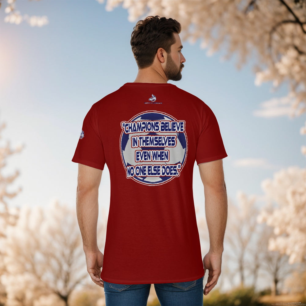 
                      
                        A.A. Red RWBL Short Sleeve T-Shirt Soccer Champions Believe
                      
                    