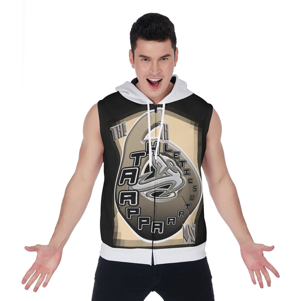 
                      
                        plot Blk All-Over Print Men's Zipper-Up Sleeveless Hoodie
                      
                    