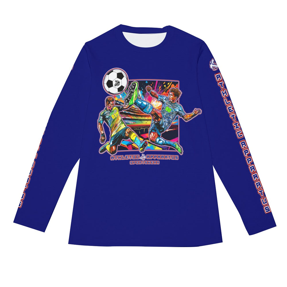 
                      
                        A.A. Navy RWBL Long Sleeve Soccer Champions Believe
                      
                    