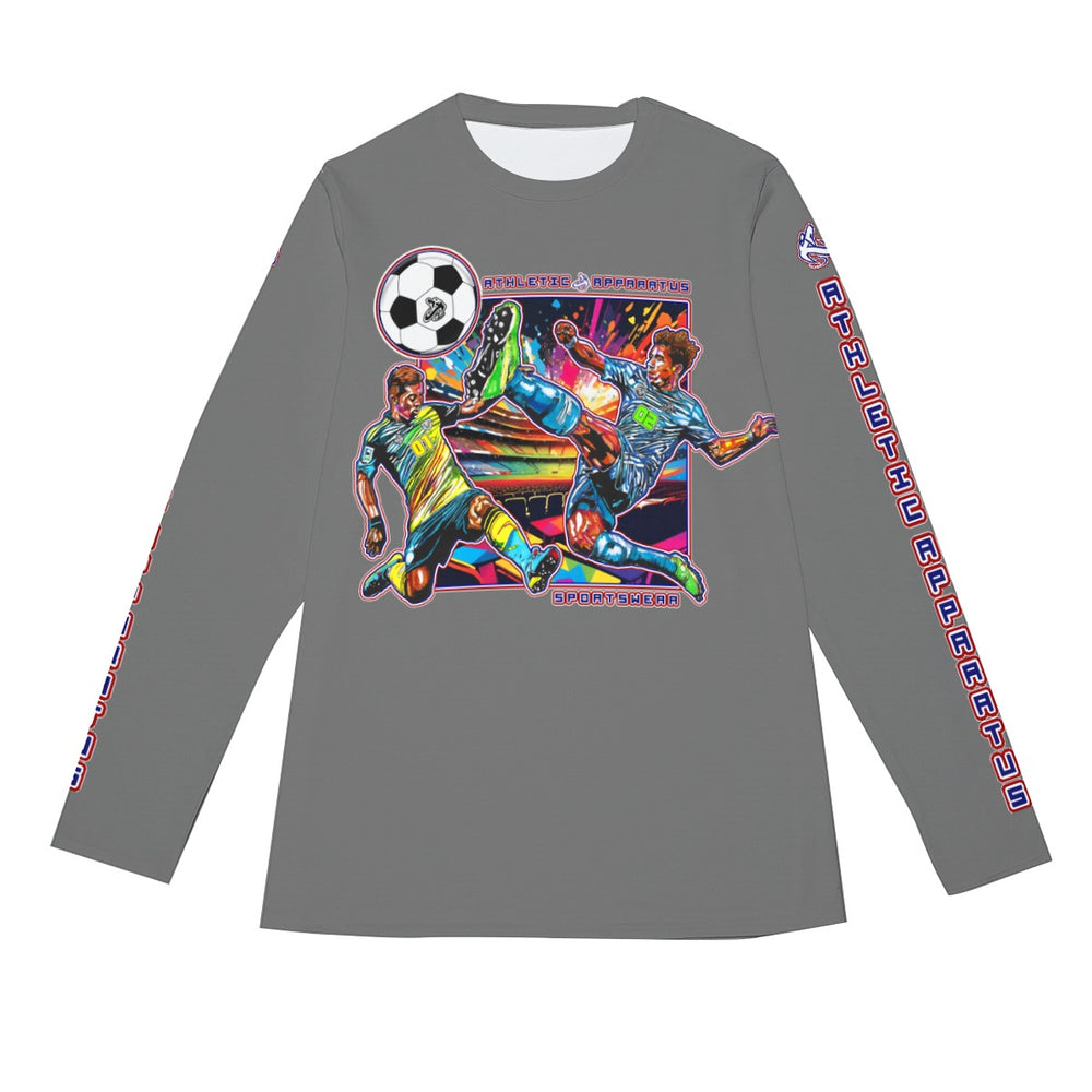 
                      
                        A.A. Grey RWBL Long Sleeve Soccer Champions Believe
                      
                    