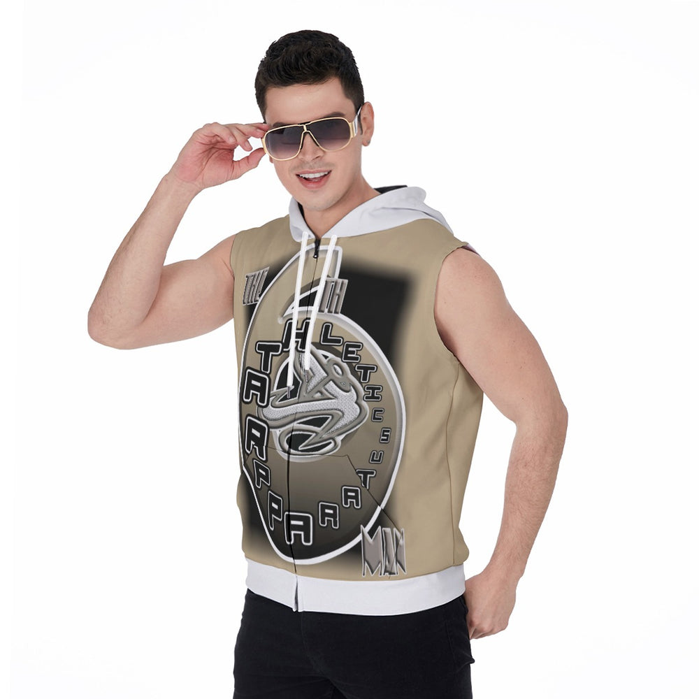 
                      
                        plot Beig All-Over Print Men's Zipper-Up Sleeveless Hoodie
                      
                    