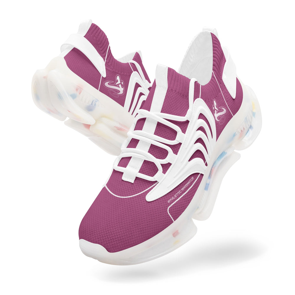 
                      
                        Athletic Apparatus Dark Pink Unisex Air Heel React Sneakers
                      
                    