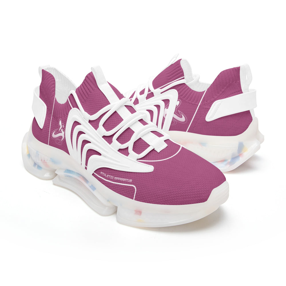 
                      
                        Athletic Apparatus Dark Pink Unisex Air Heel React Sneakers
                      
                    