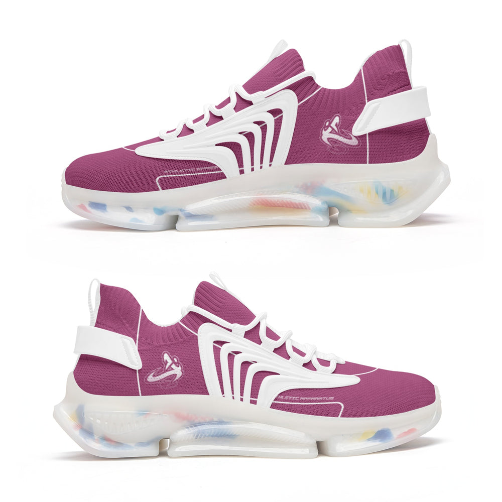 
                      
                        Athletic Apparatus Dark Pink Unisex Air Heel React Sneakers
                      
                    