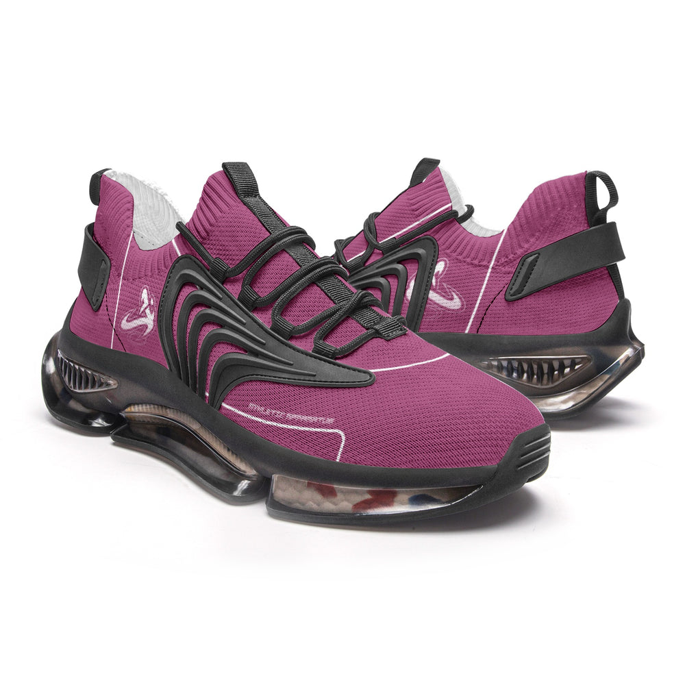 
                      
                        Athletic Apparatus Dark Pink Unisex Air Heel React Sneakers
                      
                    