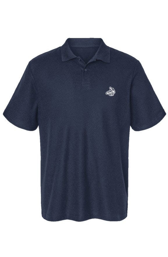 Athletic Apparatus Navy Cotton Pique Polo