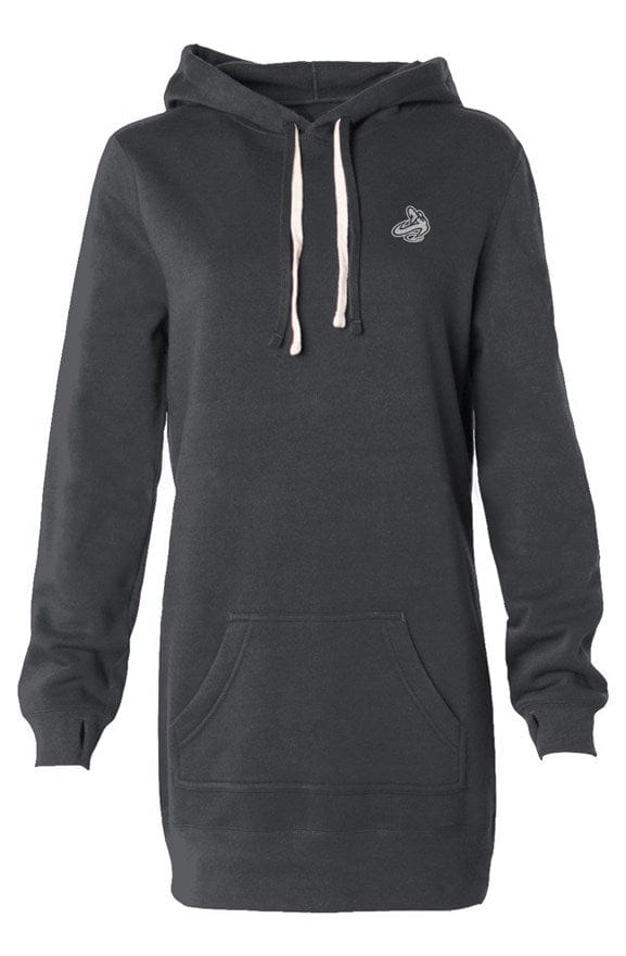 Athletic Apparatus Carbon Hooded Sweatshirt Dress