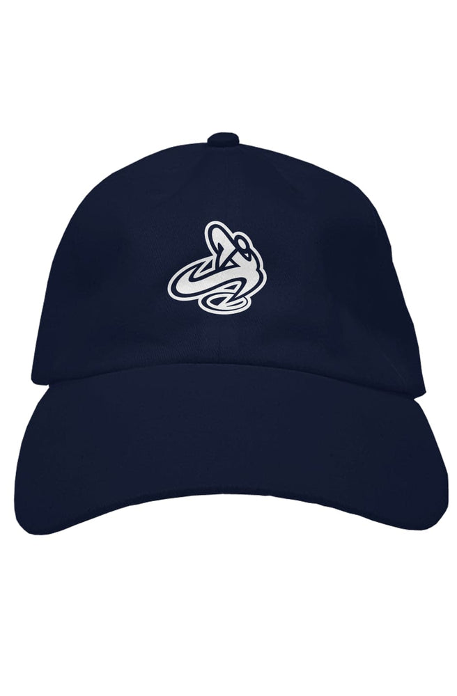 
                      
                        Athletic Apparatus Navy premium dad hat
                      
                    