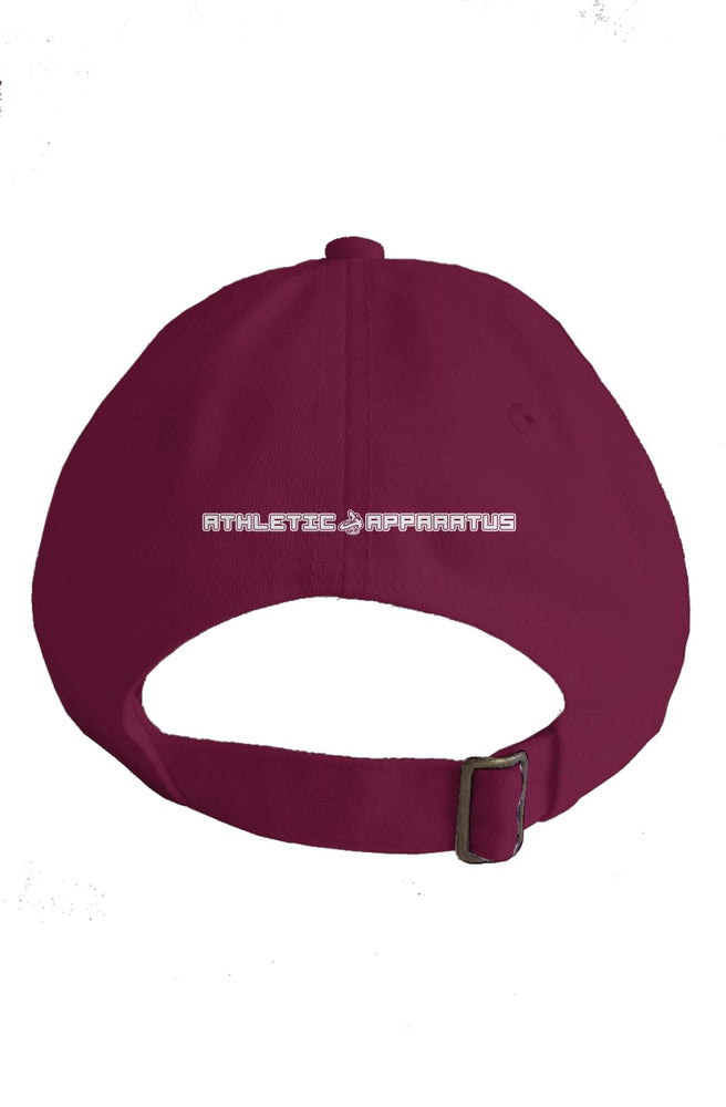 
                      
                        Athletic Apparatus Maroon premium dad hat
                      
                    