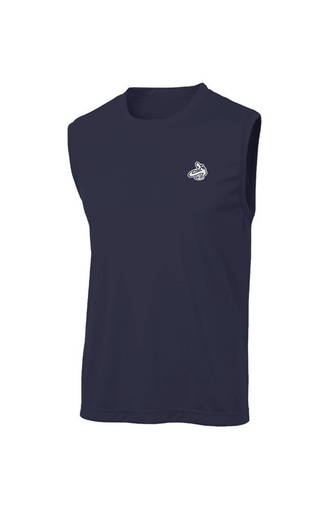 A.A. True Navy Sleeveless Competitor Tee