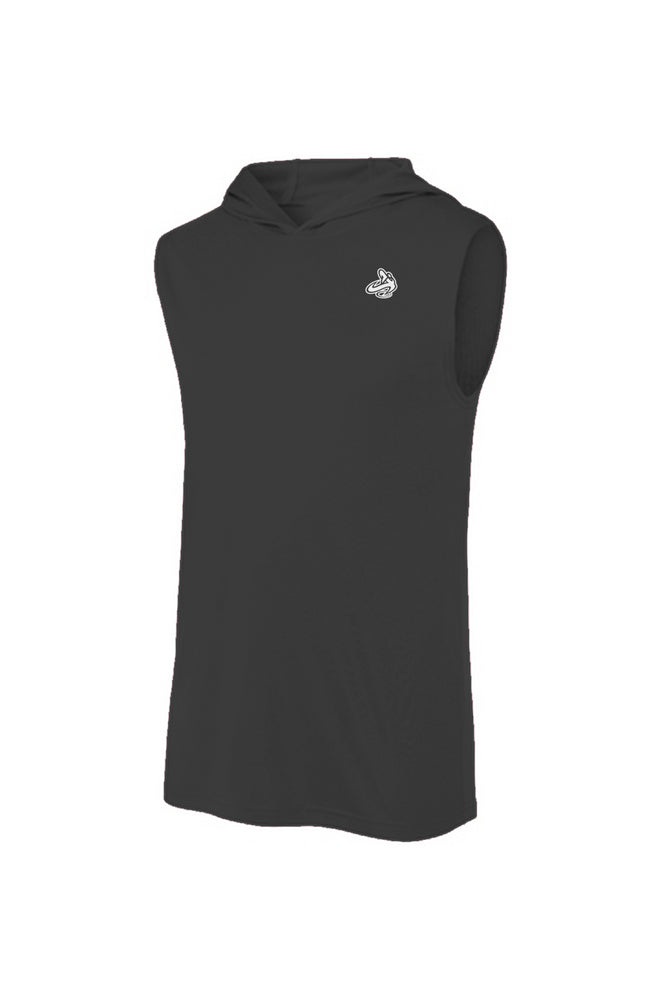 A.A. Black Sport-Tek Sleeveless Hoodie