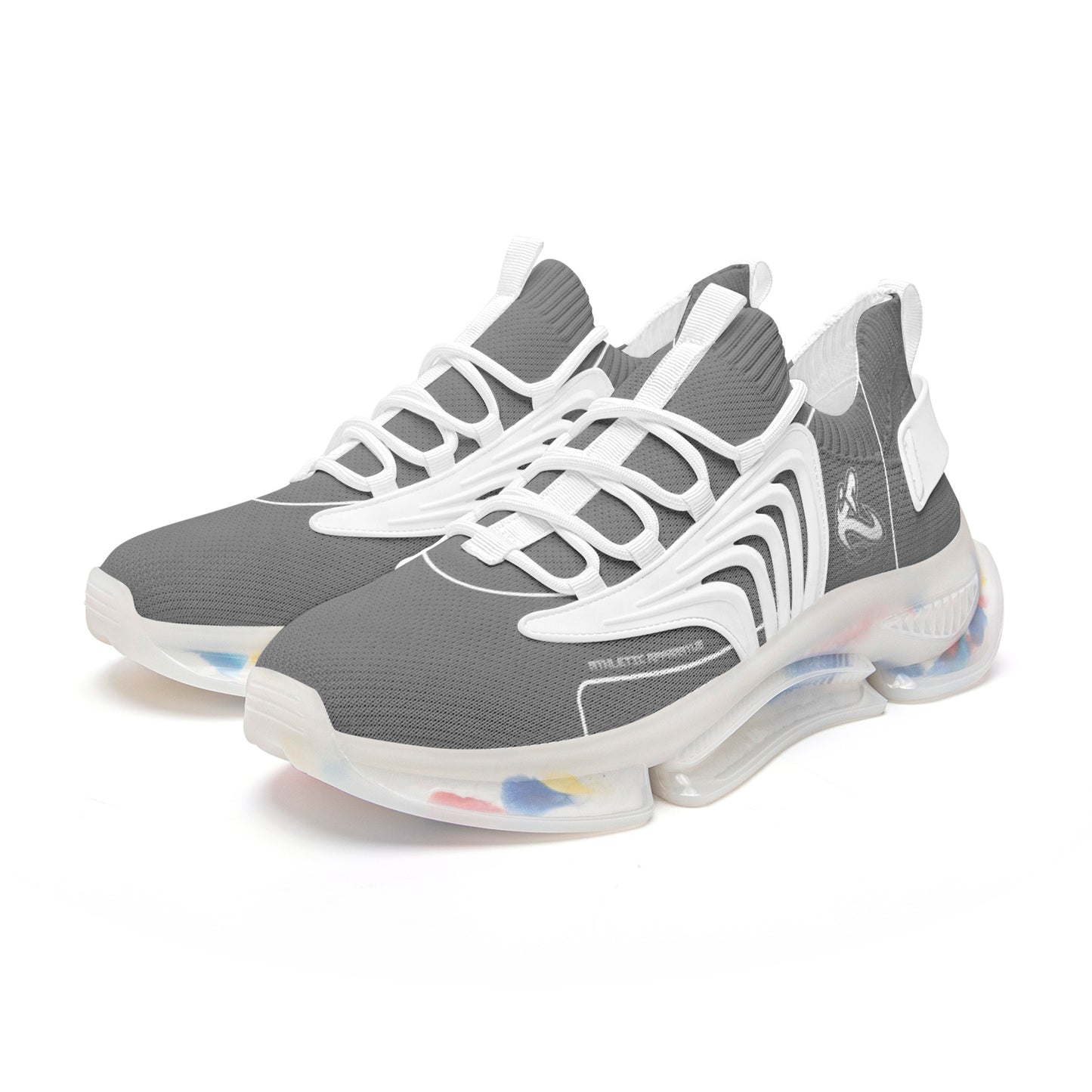 Athletic Apparatus Grey Unisex Air Heel React Sneakers