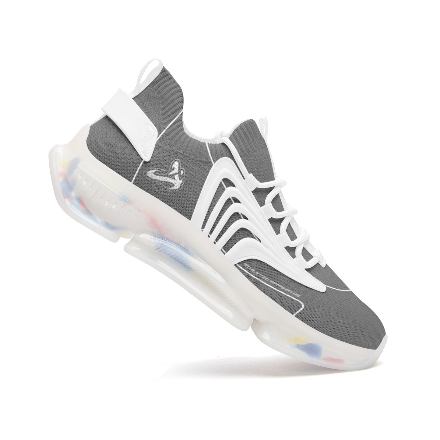 Athletic Apparatus Grey Unisex Air Heel React Sneakers