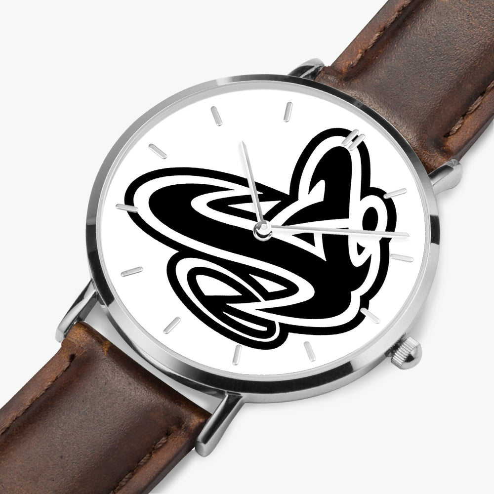 
                      
                        A.A. Hot Selling Ultra-Thin Leather Strap Quartz Watch (Silver With Indicators)
                      
                    