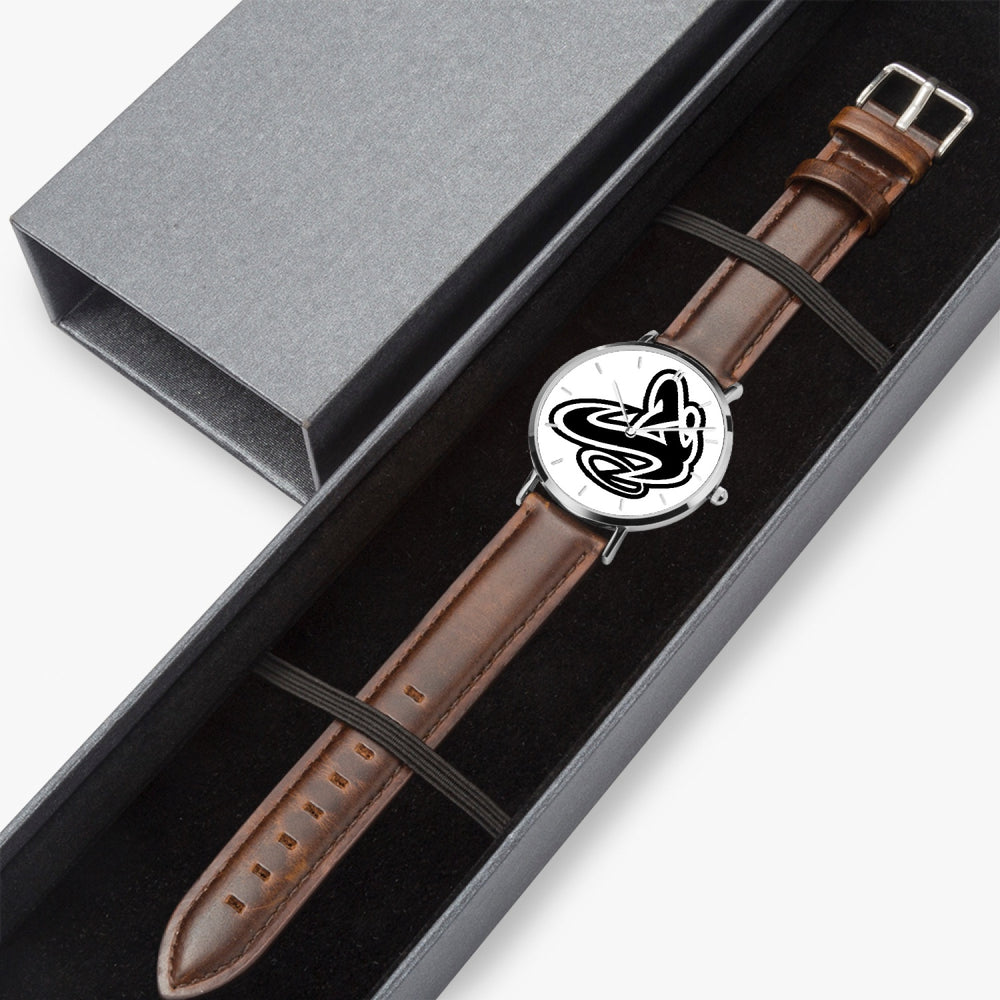 
                      
                        A.A. Hot Selling Ultra-Thin Leather Strap Quartz Watch (Silver With Indicators)
                      
                    