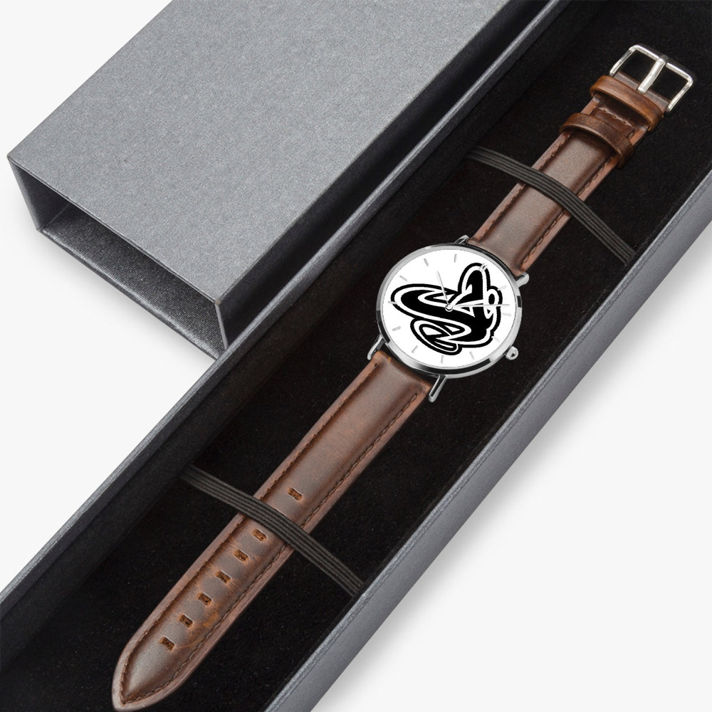 
                  
                    A.A. Hot Selling Ultra-Thin Leather Strap Quartz Watch (Silver With Indicators)
                  
                