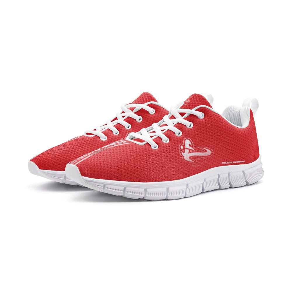 A.A. Red Unisex Lightweight Sneaker Athletic Sneakers