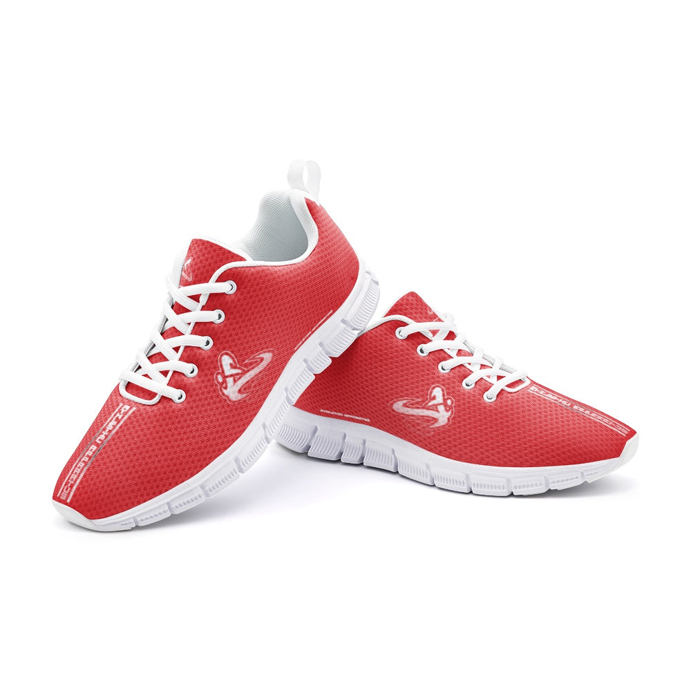 A.A. Red Unisex Lightweight Sneaker Athletic Sneakers