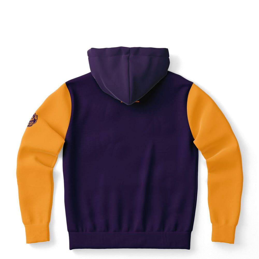 A.A. The 6Th Man Purple Yellow Athletic Hoodie