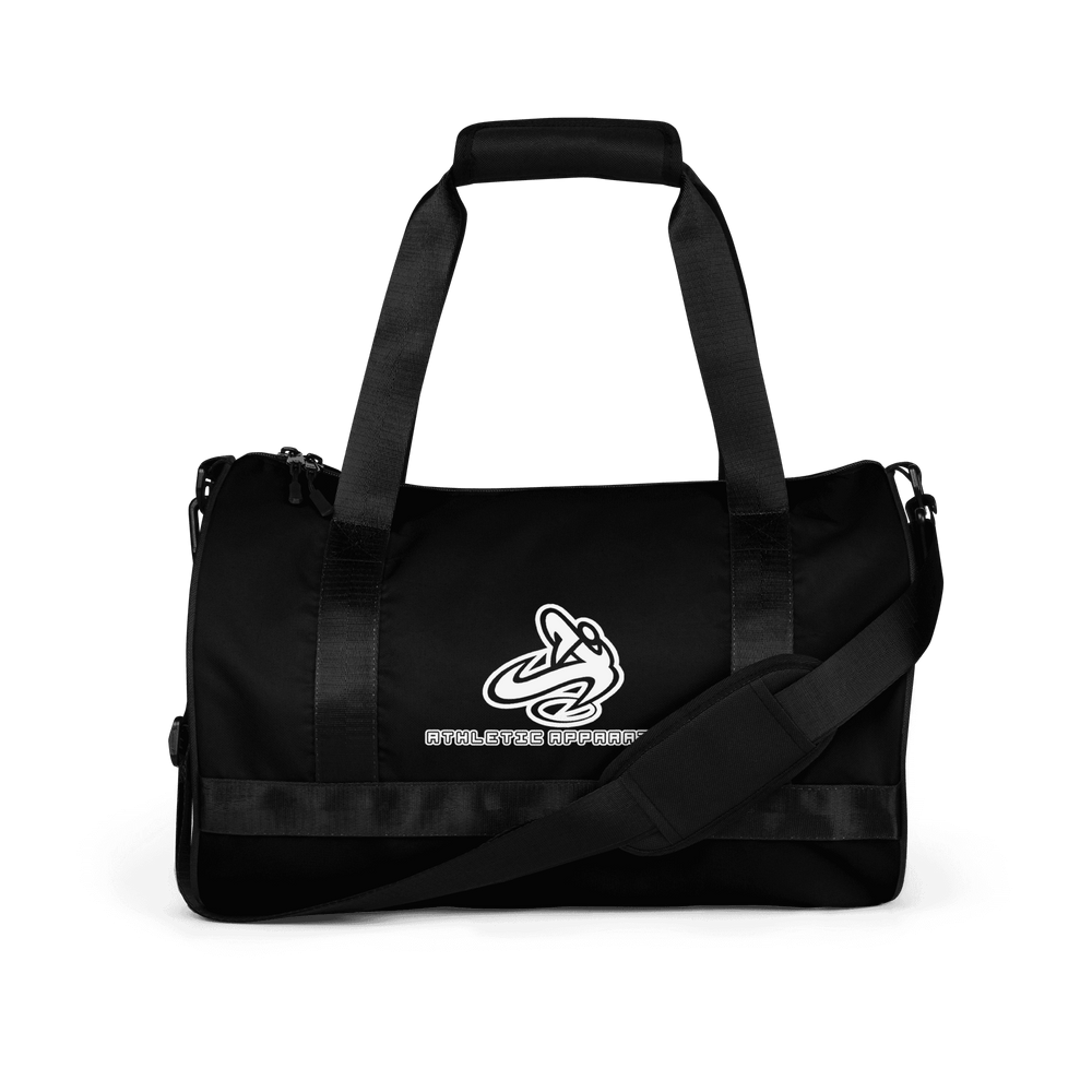 Athletic Apparatus Black gym bag