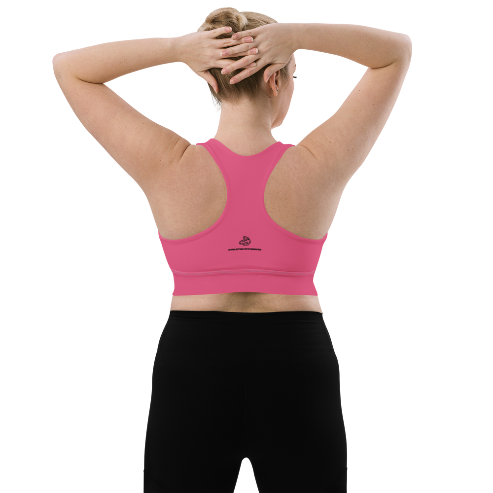 
                      
                        Athletic Apparatus Dark Pink DPBL Longline sports bra
                      
                    