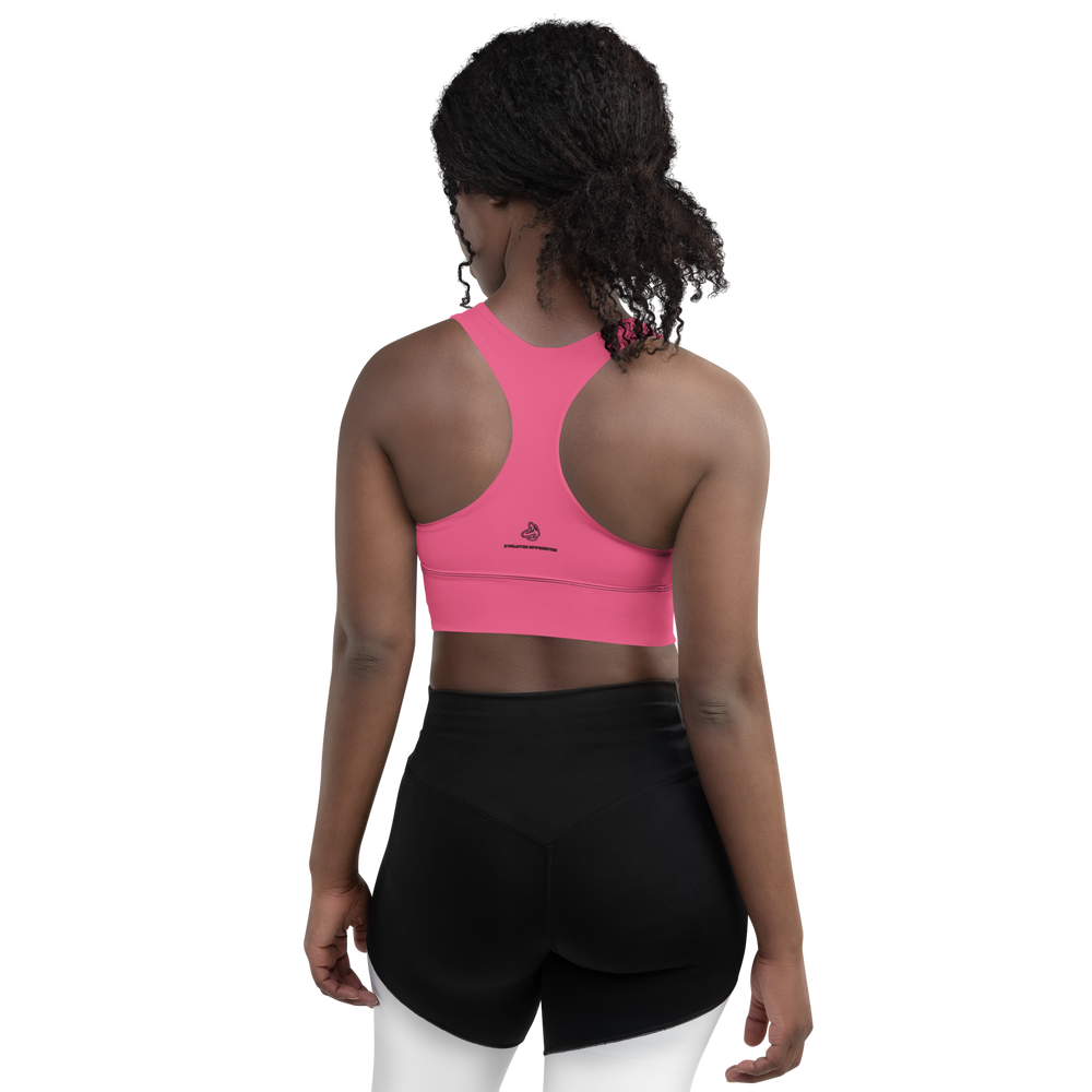 
                      
                        Athletic Apparatus Dark Pink DPBL Longline sports bra
                      
                    