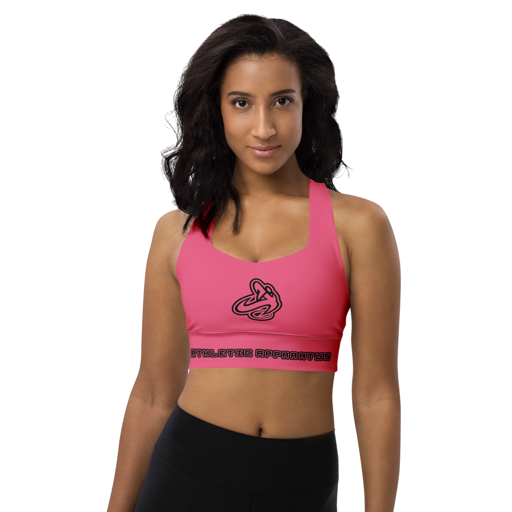 
                      
                        Athletic Apparatus Dark Pink DPBL Longline sports bra
                      
                    