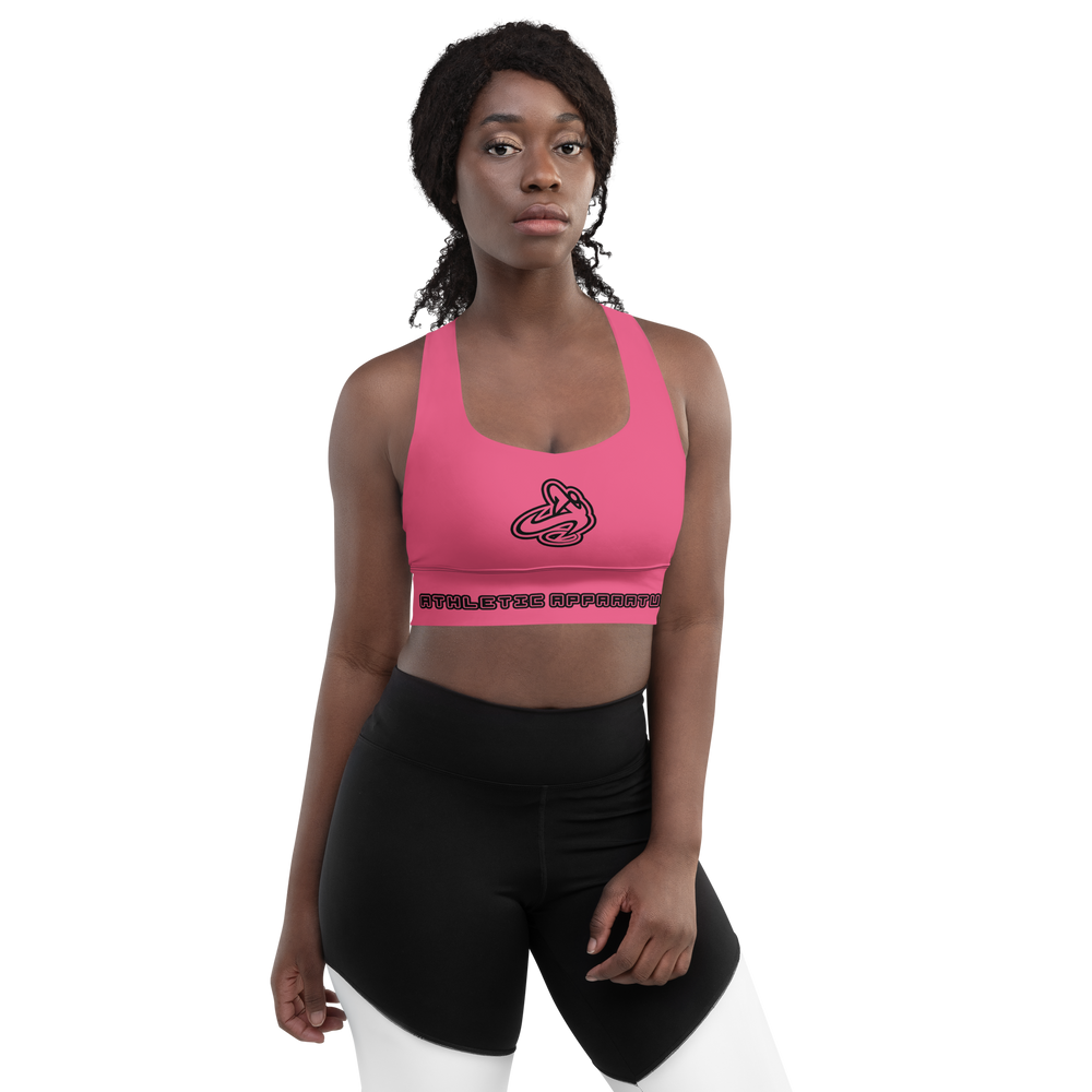 
                      
                        Athletic Apparatus Dark Pink DPBL Longline sports bra
                      
                    