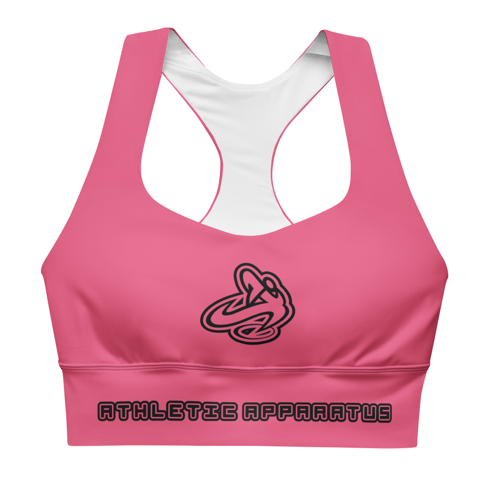 
                      
                        Athletic Apparatus Dark Pink DPBL Longline sports bra
                      
                    