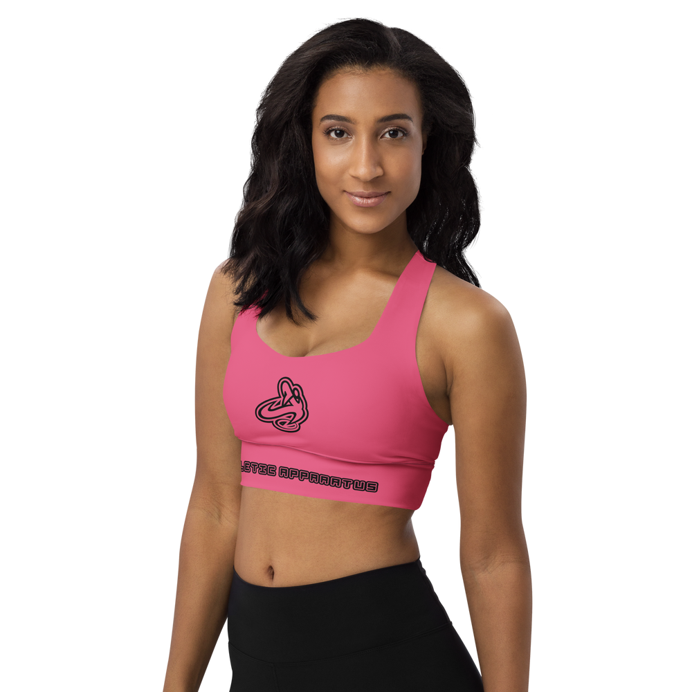 
                      
                        Athletic Apparatus Dark Pink DPBL Longline sports bra
                      
                    