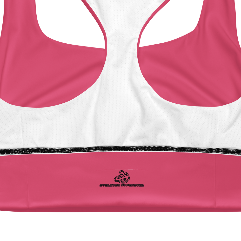 
                      
                        Athletic Apparatus Dark Pink DPBL Longline sports bra
                      
                    