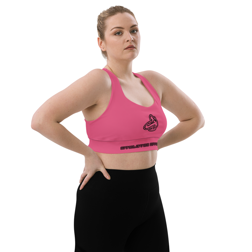 
                      
                        Athletic Apparatus Dark Pink DPBL Longline sports bra
                      
                    