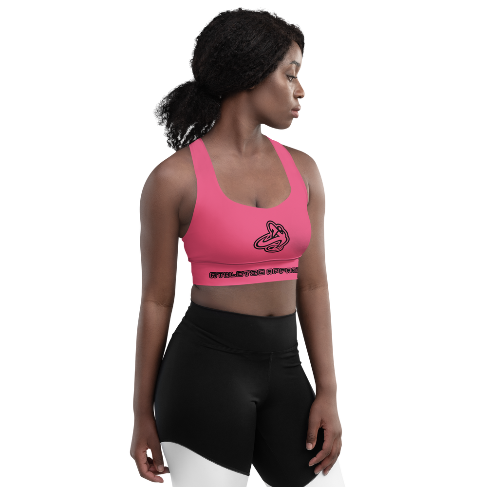 
                      
                        Athletic Apparatus Dark Pink DPBL Longline sports bra
                      
                    