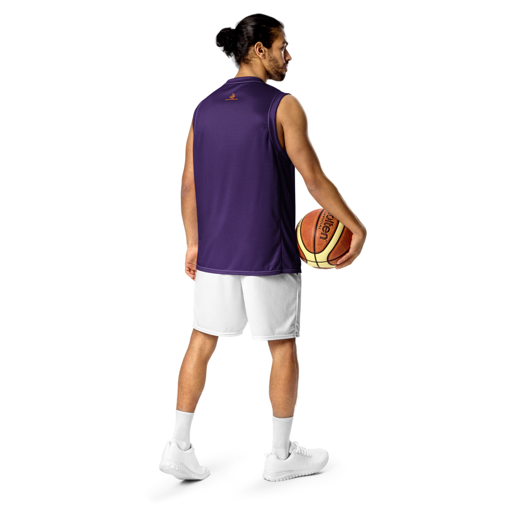
                  
                    A.A. The 6th Man Purple Recycled unisex basketball jersey
                  
                
