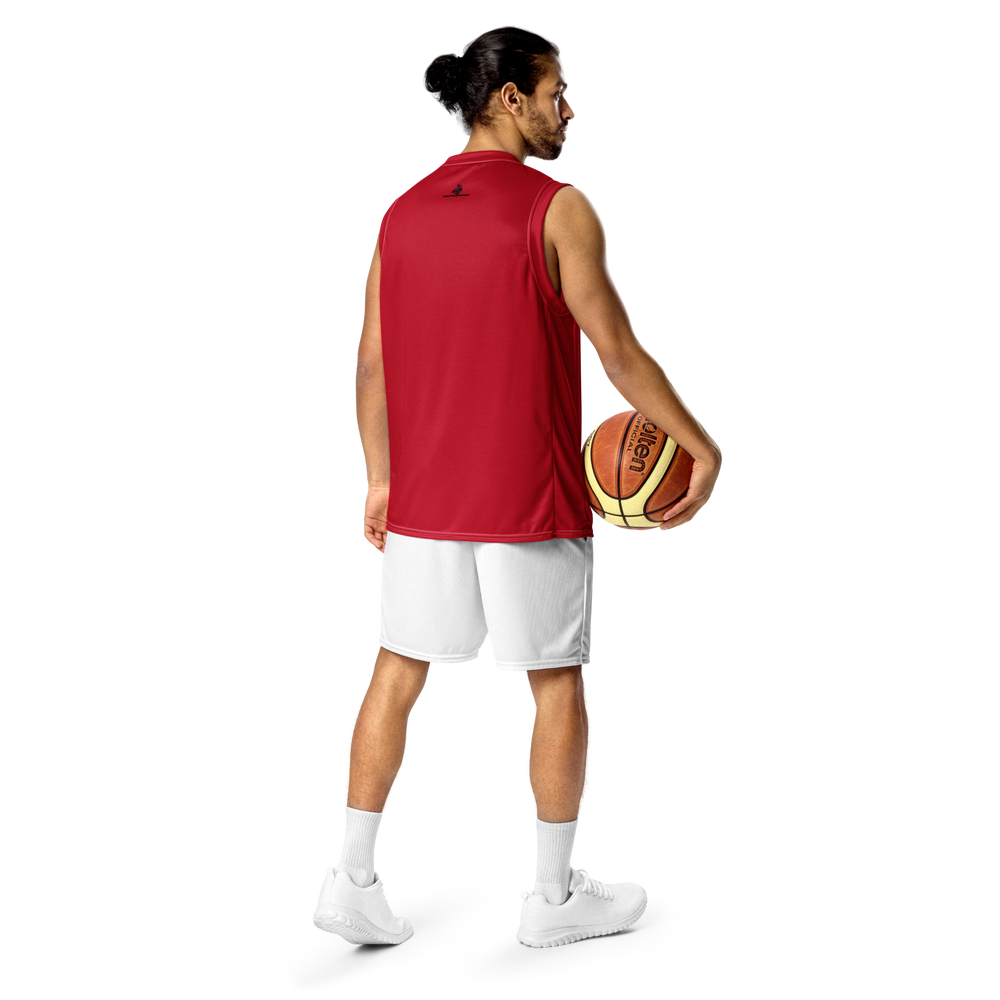 
                  
                    A.A. The 6th Man Red Recycled unisex basketball jersey
                  
                