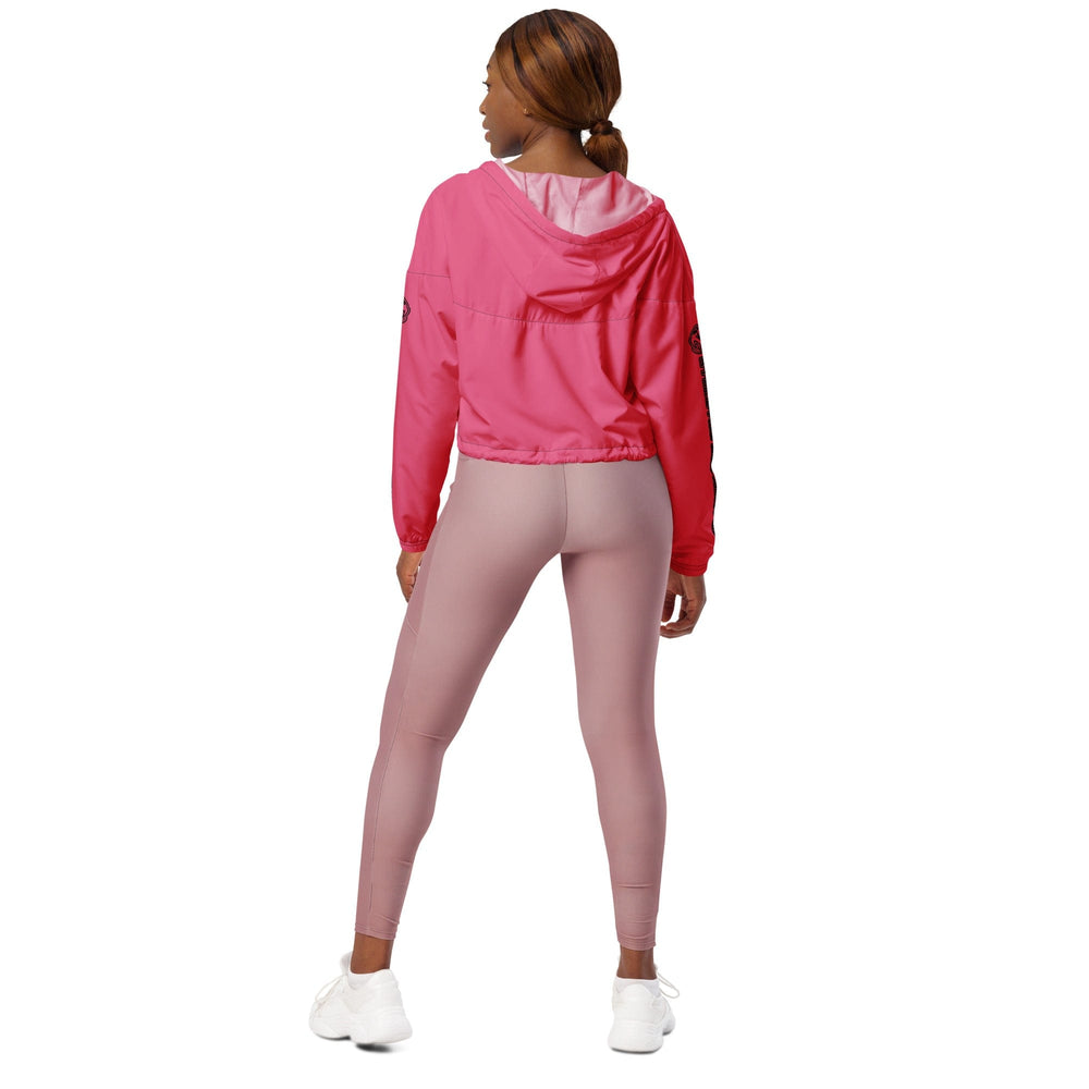 
                      
                        Athletic Apparatus Dark Pink PBL Women’s cropped windbreaker
                      
                    