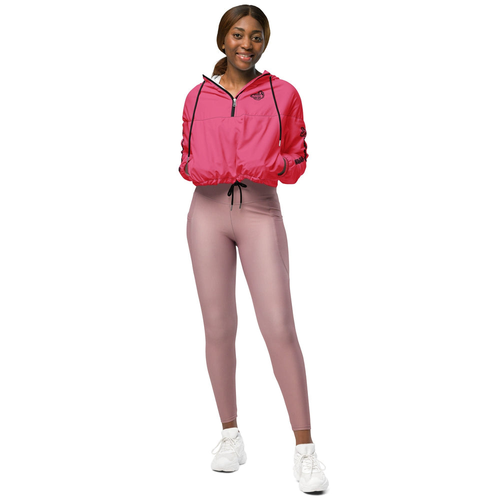 
                      
                        Athletic Apparatus Dark Pink PBL Women’s cropped windbreaker
                      
                    