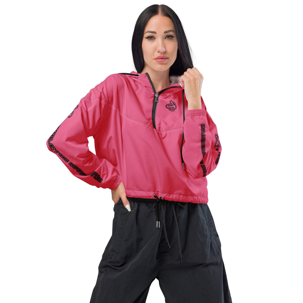 
                      
                        Athletic Apparatus Dark Pink PBL Women’s cropped windbreaker
                      
                    