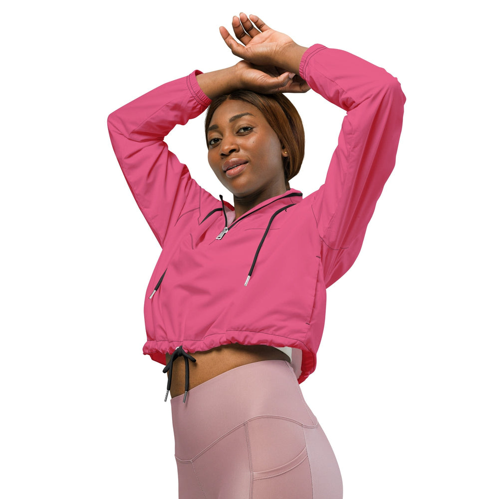 
                      
                        Athletic Apparatus Dark Pink PBL Women’s cropped windbreaker
                      
                    