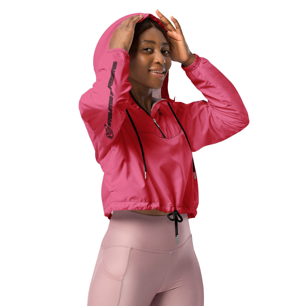 
                  
                    Athletic Apparatus Dark Pink PBL Women’s cropped windbreaker
                  
                